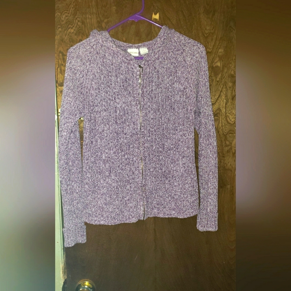 Ladies zipper sweater